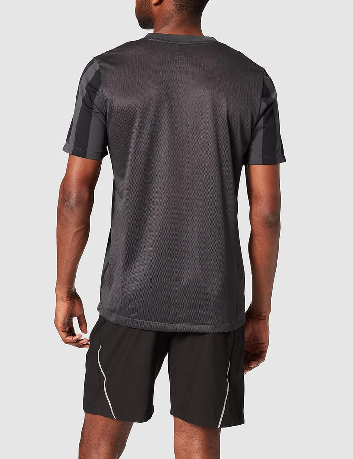 Nike Herren Striped Division Iv Jersey Ss T-Shirt, Anthracite/Black/White