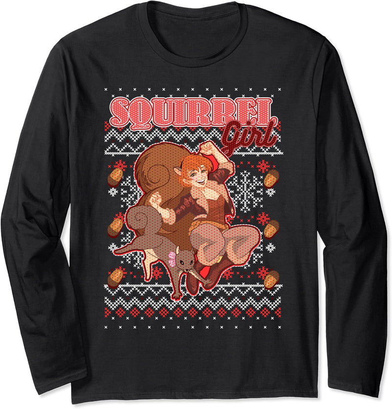 Marvel Squirrel Girl Ugly Weihnachten Sweater Langarmshirt