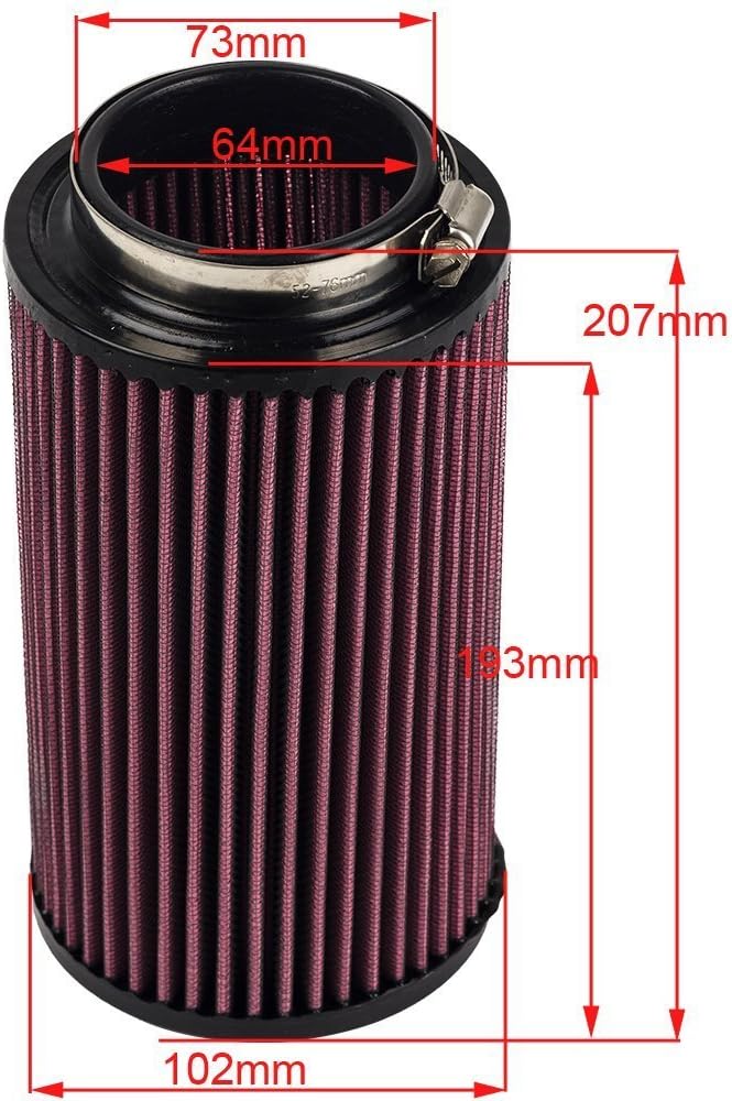 OuyFilters Carkio Ersetzt PL-1003 Hochleistungs-Luftfilter für Polaris Sportsman 850 570 450 800 550