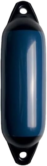 Seilflechter - Aufblasbarer Langfender - Fender für Boot oder Yacht Navyblau Ø 240 mm; Länge: 700 mm