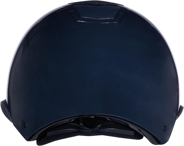 HKM Herren Shiny Diamond Reithelm, Dunkelblau, S