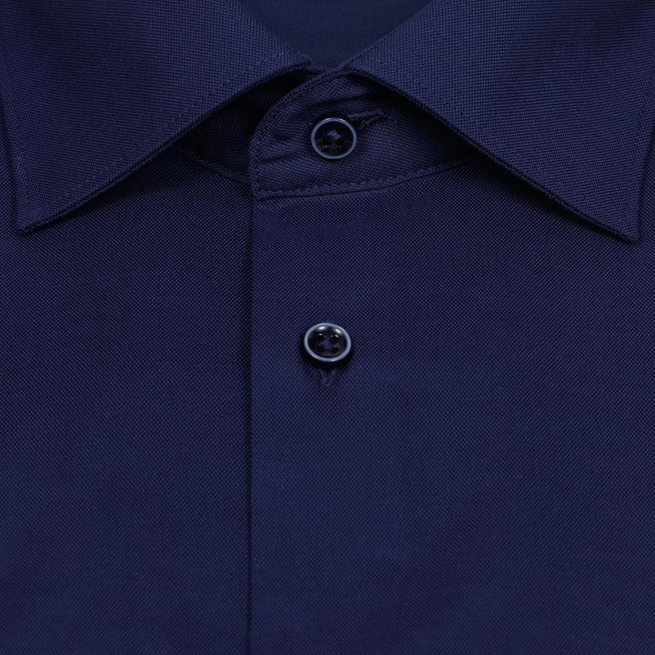 ETERNA Hemd Langarm | Comfort Fit | Bügelfrei, Knitterfrei | 100 % Baumwolle 41 Dunkelblau-(19), 41