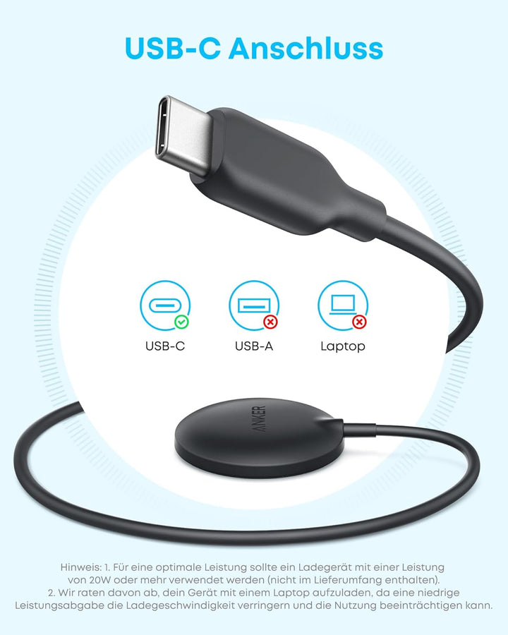 Anker Zolo Magnetisches kabelloses Ladepad, Qi2-zertifiziert, 15W, MagSafe-kompatibel, für iPhone 17