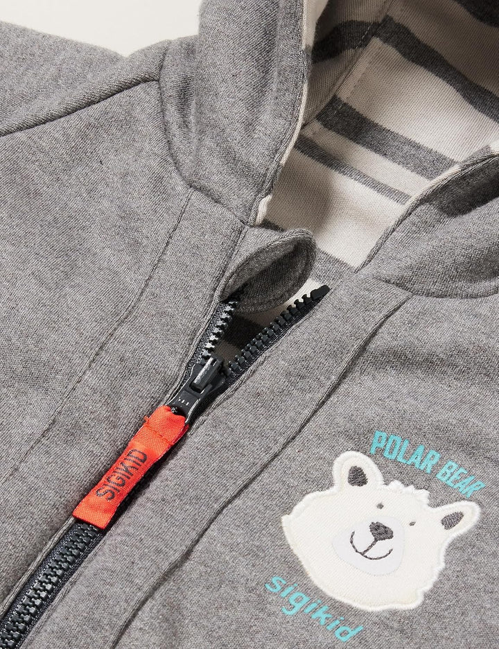 Sigikid Baby-Jungen Wattiert Polar Expedition Wendejacke 62 Grau, 62 Grau