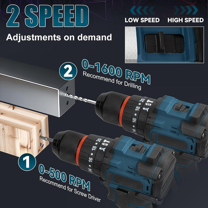 Akku Bohrschrauber für Bosch Professional 18V System GBA/GBA ProCORE AMPShare Batterie (Ohne Akku),