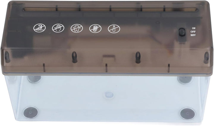 Kompakter Elektrischer A4 Aktenvernichter, 5 Mm Streifenschnitt, 1, 5 M/min Zerkleinerungsgeschwindi
