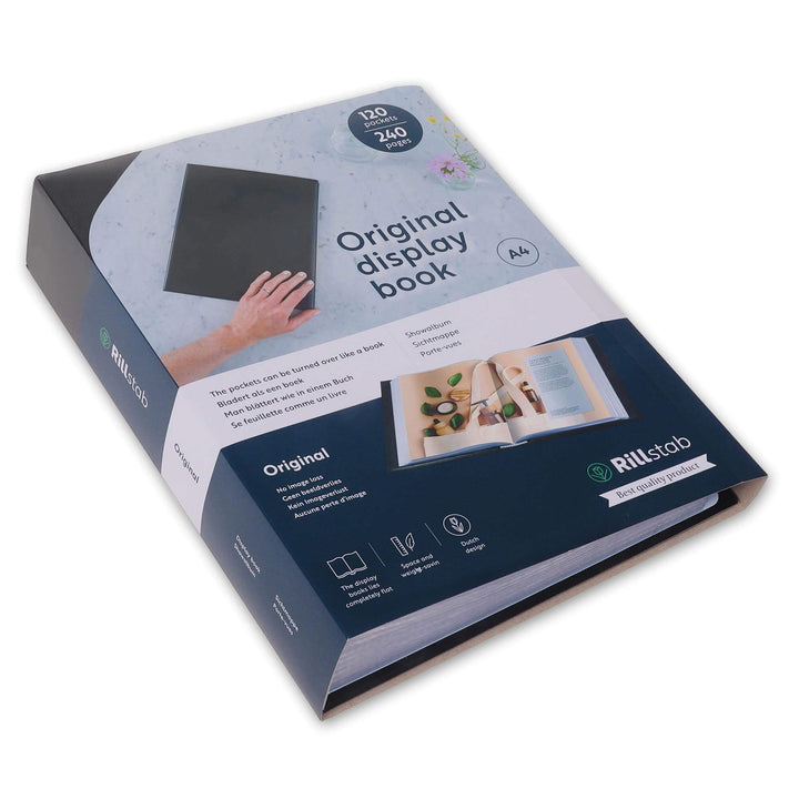 Rillstab 99004 Sichtbuch "Original" DIN A4, 120 Hüllen, schwarz