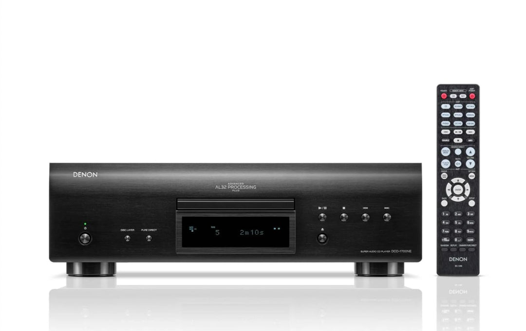Denon DCD-1700NE HiFi CD Player, CD Spieler, Hi-Res, Unterstützung von CD, CD-R/RW, MP3, WMA und USB