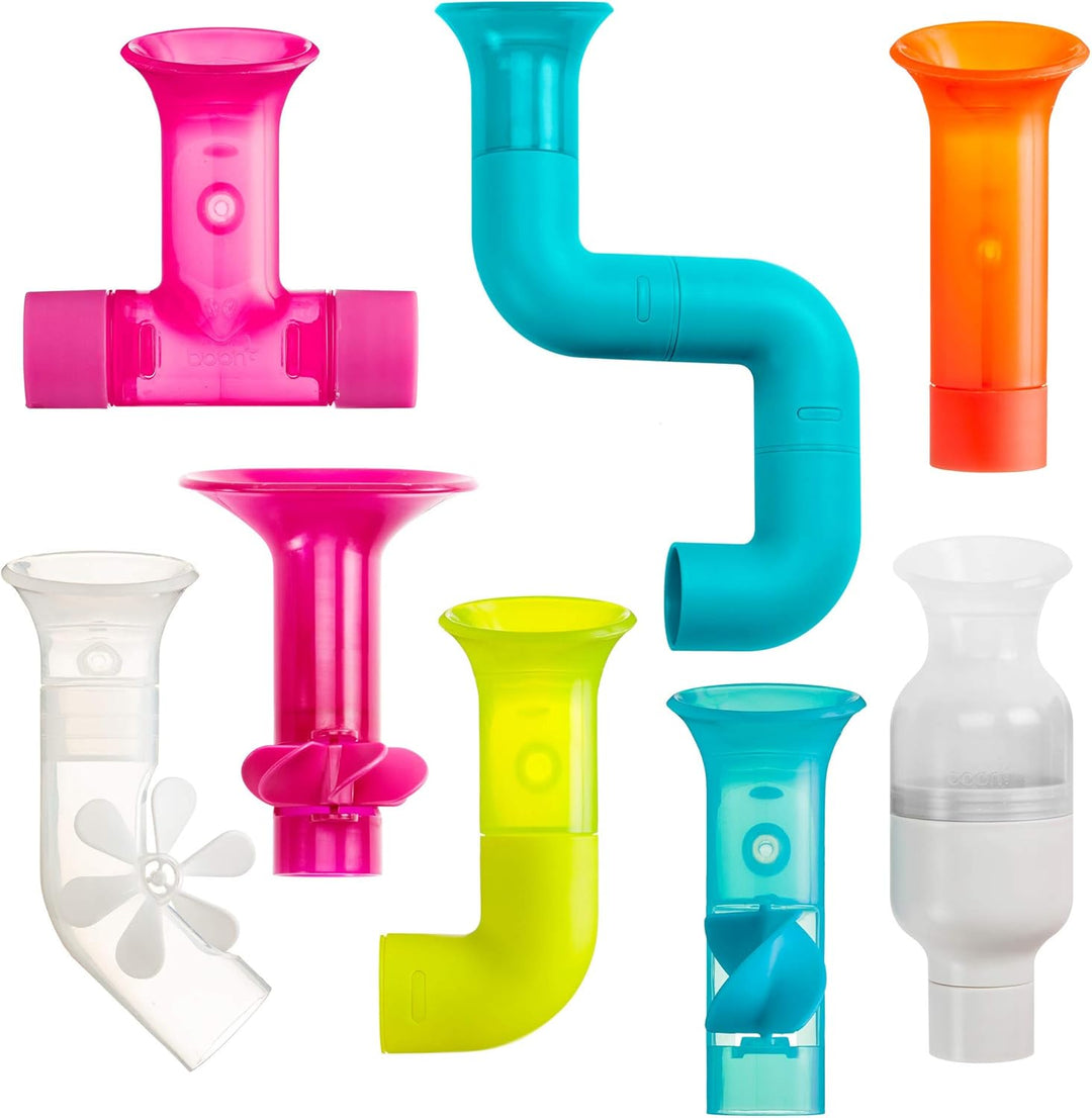 BUNDLE Building Bath Toy Set, Boon Rohr, Schlauch &amp; Zahnrad Bündel, Badeutensilien und Badespielzeug