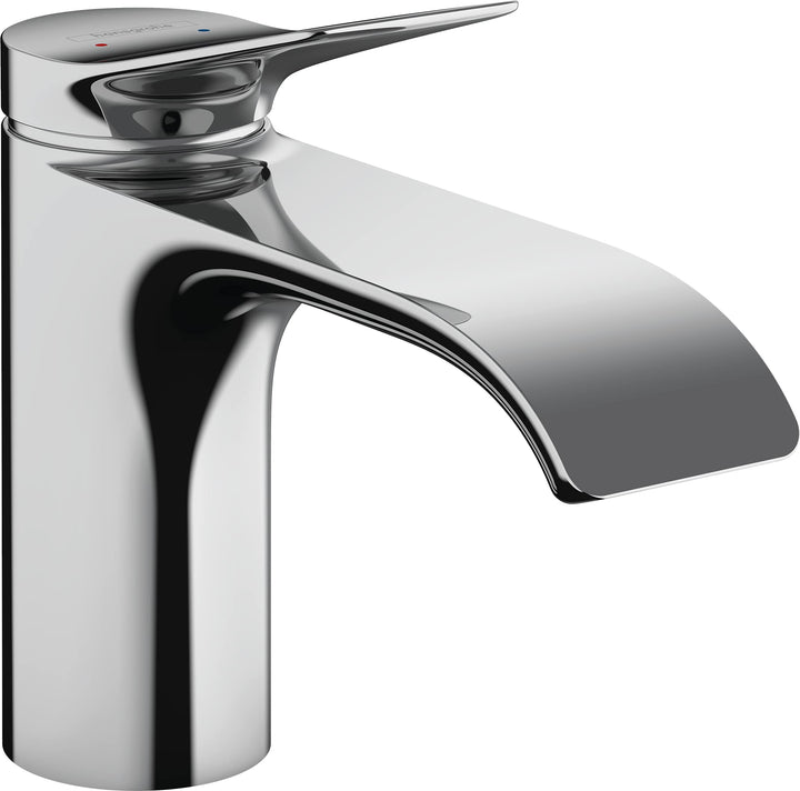 hansgrohe Waschtischarmatur Vivenis, Wasserhahn Bad mit Auslauf Höhe 80 mm, Badarmatur wassersparend