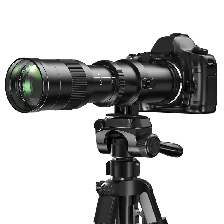 Lightdow Super-Teleobjektiv 420-800mm F8.3 für Canon RF Mount - Manuelles Zoomobjektiv (62mm Filterg
