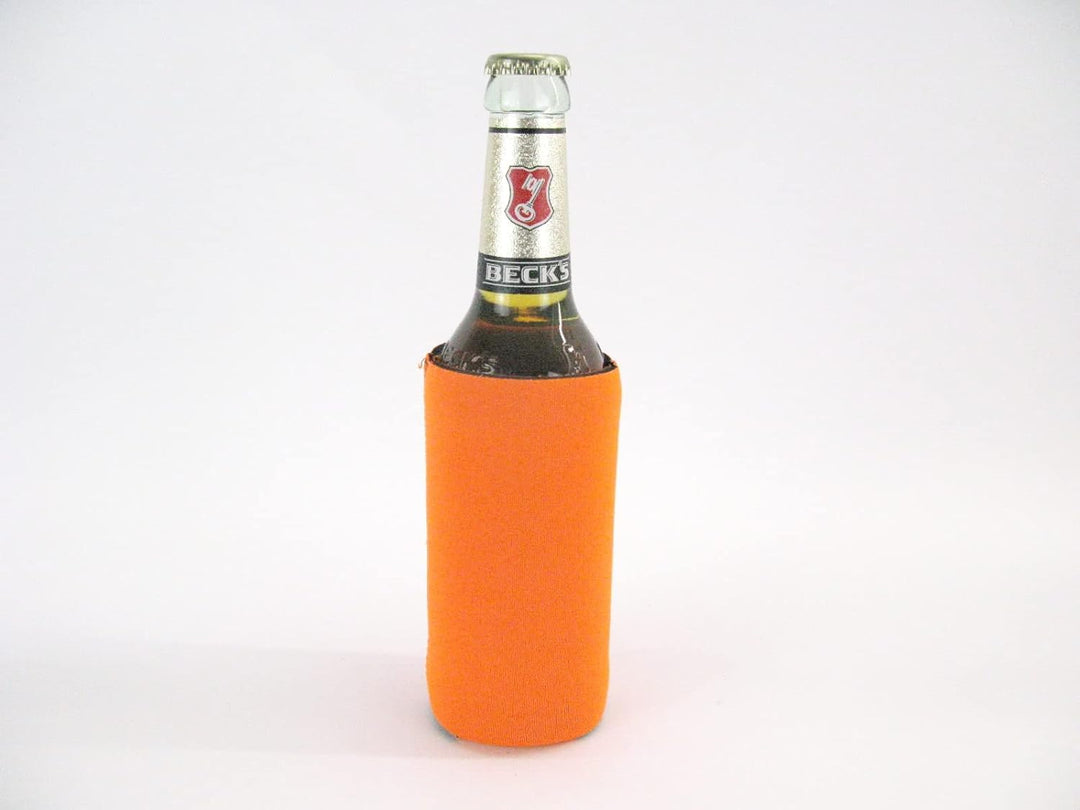 8X Bierkühler für 0,33L Flaschen in Orange. Getränkekühler- Flaschenkühler für alle genormten Bierfl