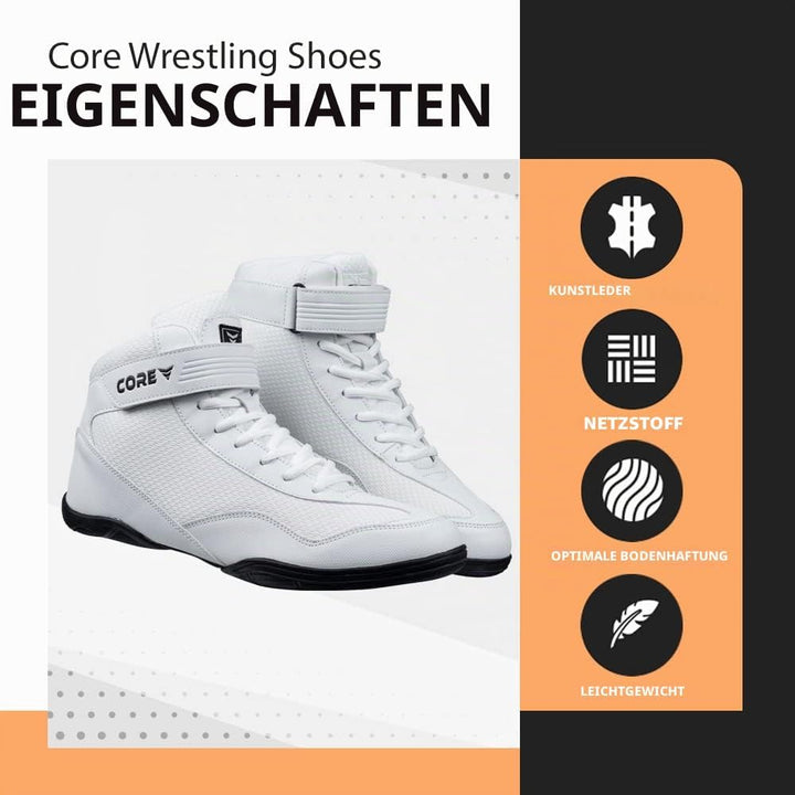CORE Ringerschuhe für Herren, Damen und Kinder – rutschfeste Kampfsportschuhe – Robuste Trainingssch