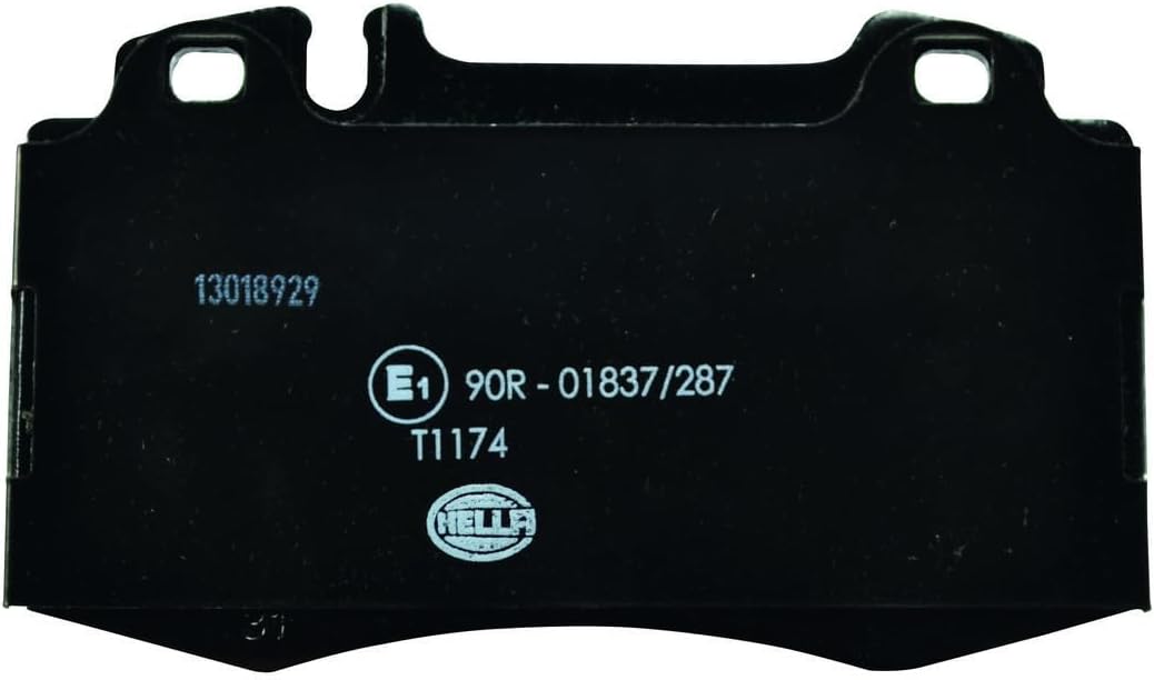 HELLA PAGID 8DB 355 008-691 Bremsbelagsatz - T1174 - Dicke/Stärke: 17.7mm - Bremssystem: Brembo - fü