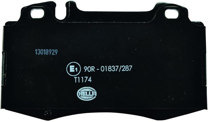 HELLA PAGID 8DB 355 008-691 Bremsbelagsatz - T1174 - Dicke/Stärke: 17.7mm - Bremssystem: Brembo - fü