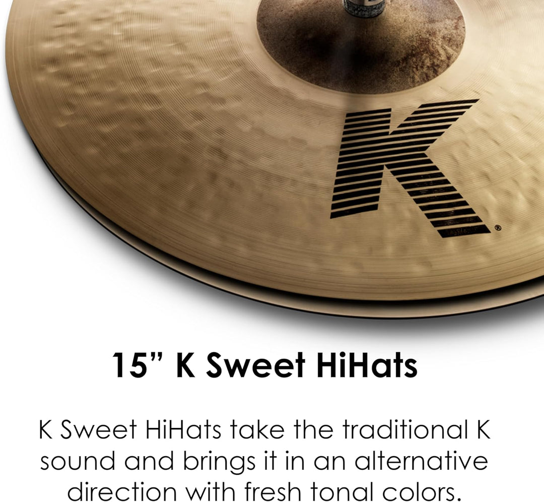 Zildjian K Zildjian Series - 15" Sweet Hi Hat Cymbal Pair 15 Zoll Pair, 15 Zoll Pair