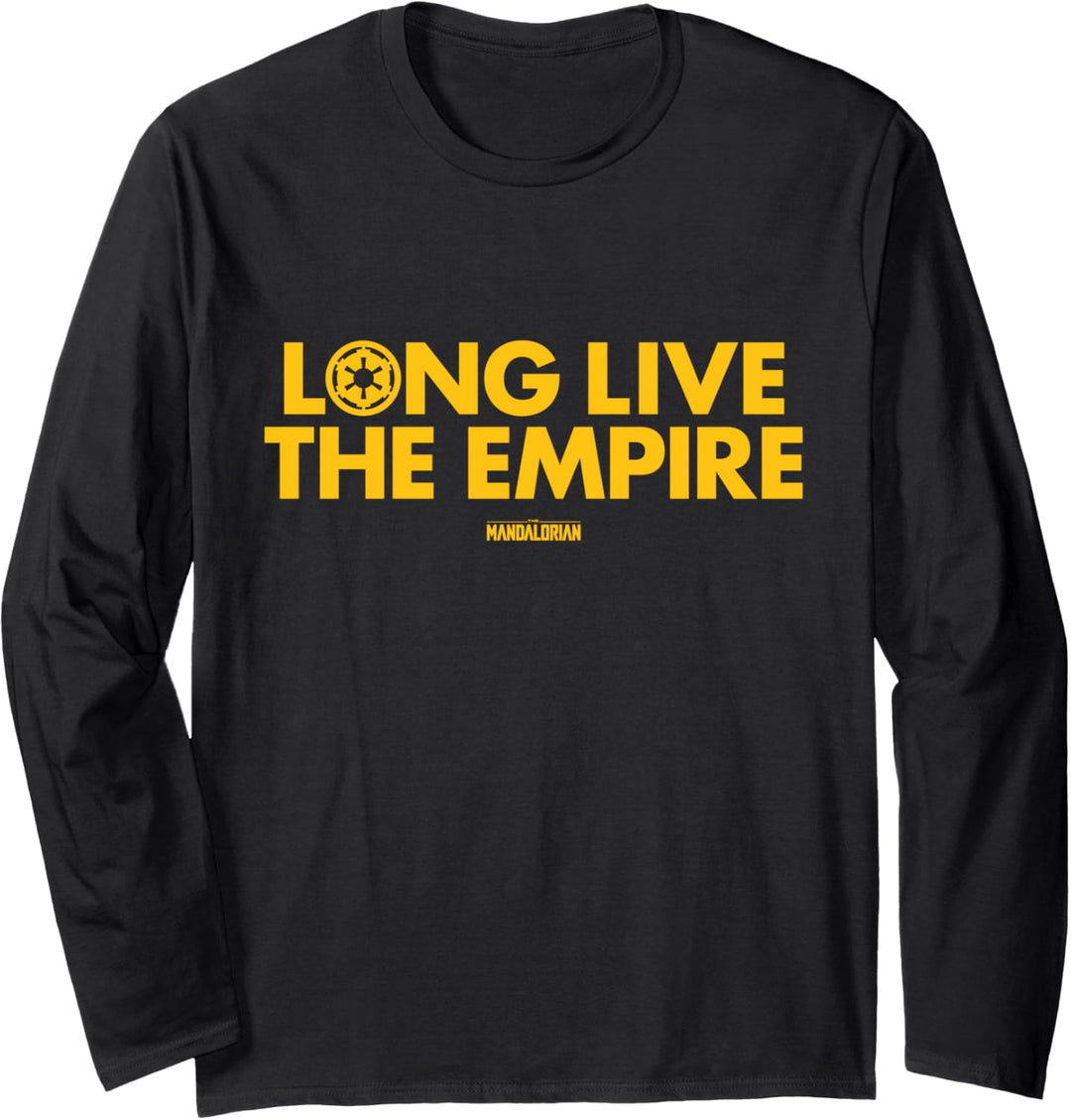 Star Wars The Mandalorian Long Live The Empire Langarmshirt
