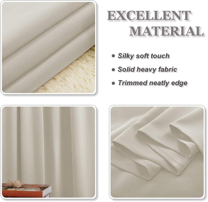 PONY DANCE Gardinen Wohnzimmer Modern Kurz 2 Stücke H 114 x B 132 cm Scheibengardine Blickdicht Verd