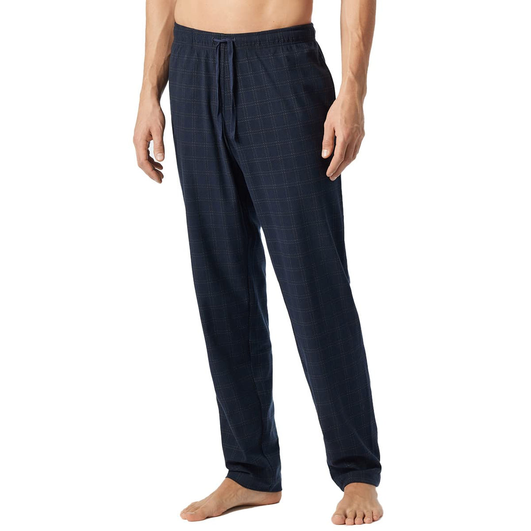 Schiesser Herren Lange Unterhose Doppelripp weiche 100% Baumwolle kochfest 56 Dunkelblau, 56 Dunkelb