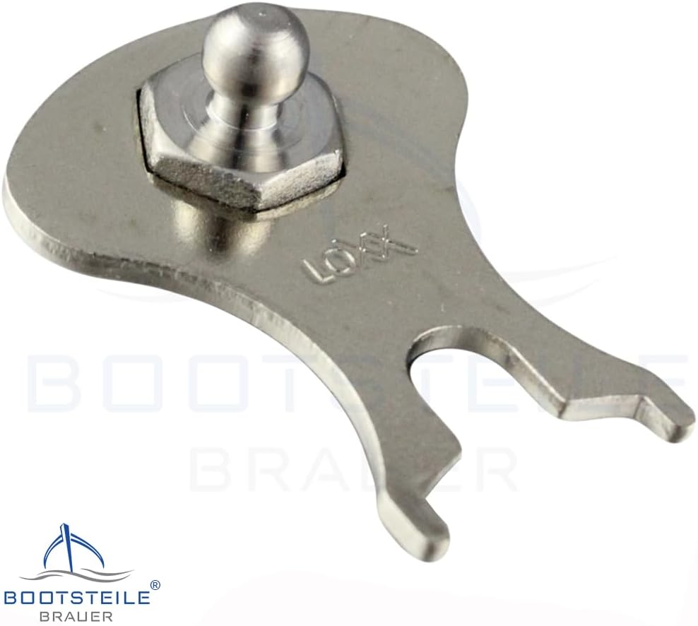 25 Stück LOXX® Oberteil Knopf mit grosser Griffkappe, Standardscheibe für Material bis 2,5 mm - Mess