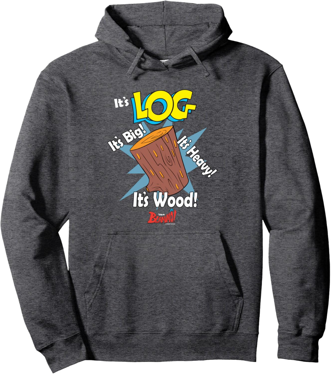 Ren and Stimpy It's Log! From Blammo! Pullover Hoodie