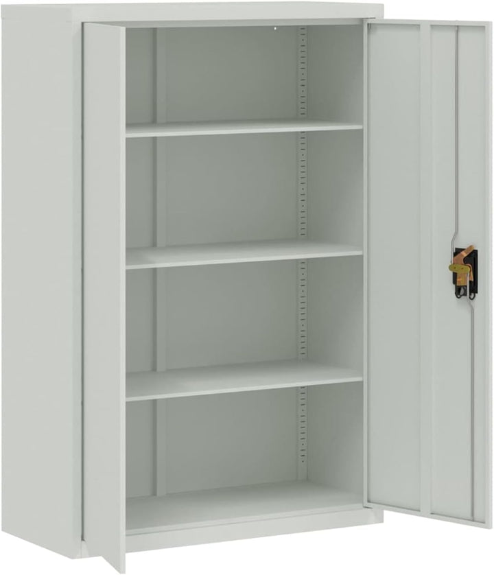 IKAYAA Aktenschrank Abschliessbar Büroschrank Metallschrank Stahlschrank Werkzeugschrank Metall Schr