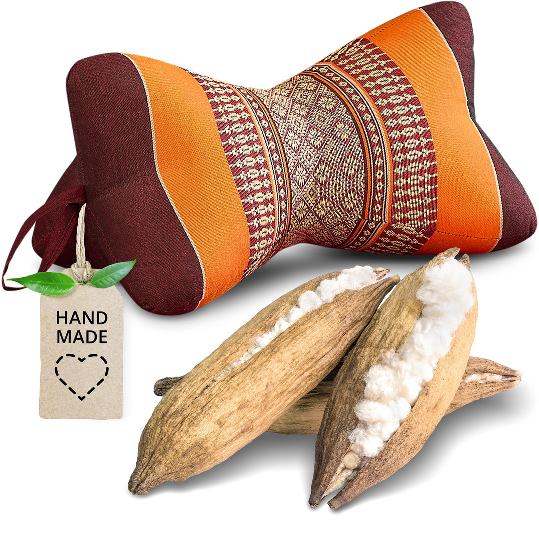 livasia Nackenstützkissen Knochenkissen - Ø 15x32cm - Nackenkissen Knochenform, Sofakissen, Lesekiss