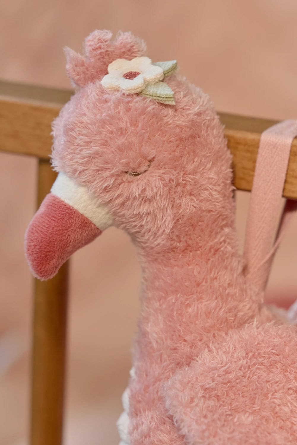 Little Dutch Spieluhr - Einschlafhilfe - Aufzieh-Spieluhr - Flamingo - für Babys ab der Geburt - Saf