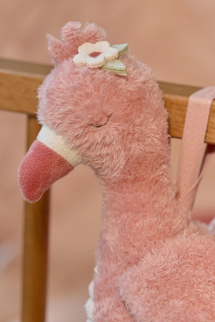 Little Dutch Spieluhr - Einschlafhilfe - Aufzieh-Spieluhr - Flamingo - für Babys ab der Geburt - Saf
