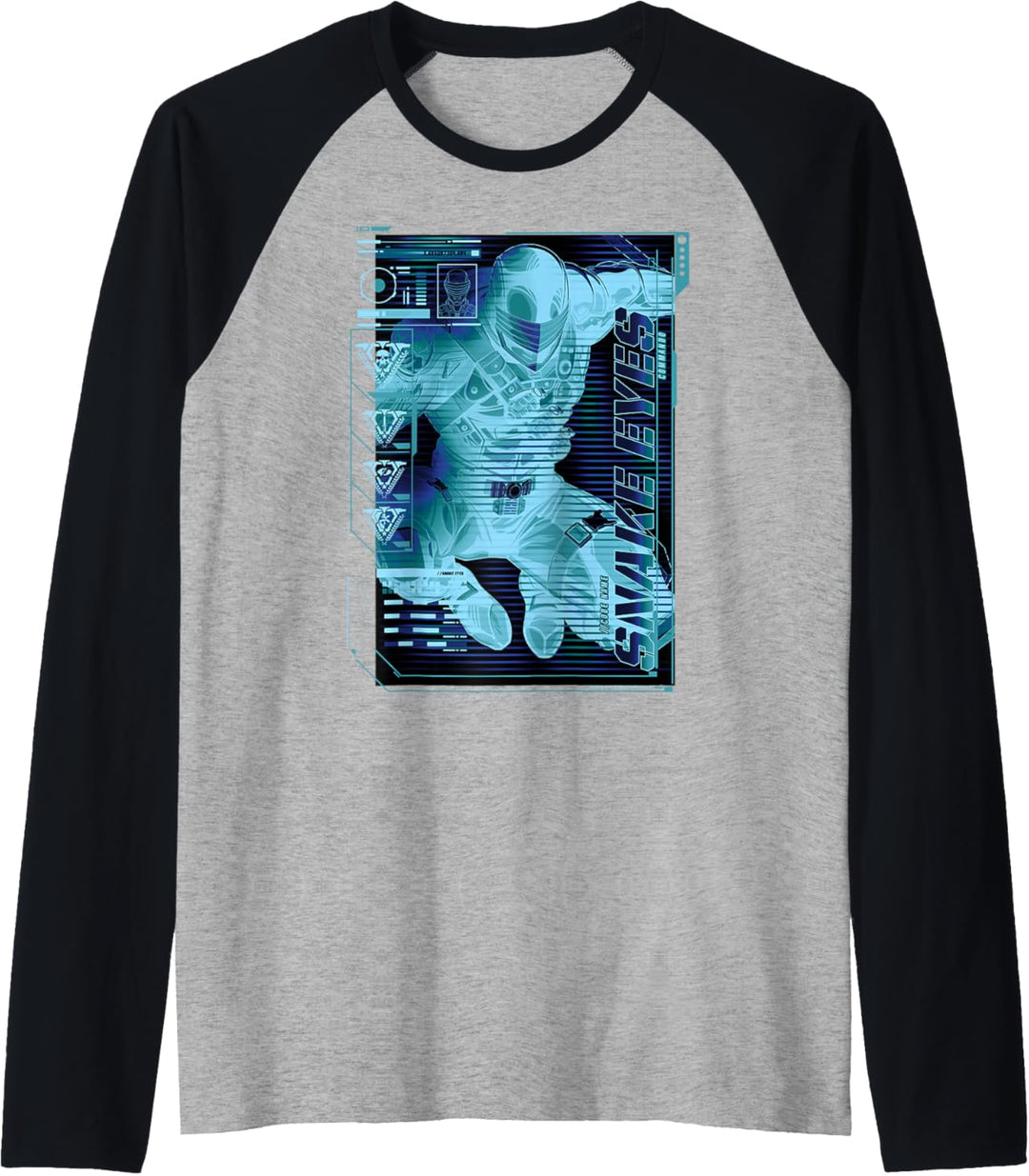 G.I. Joe Snake Eyes Team Leader Schematic Profile Raglan