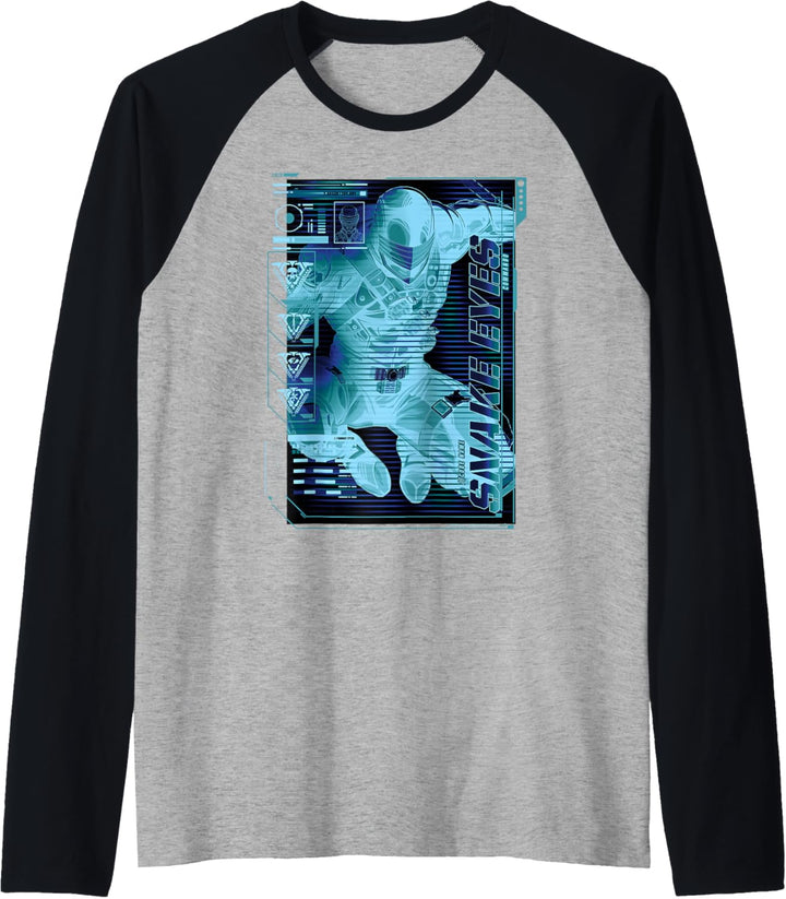 G.I. Joe Snake Eyes Team Leader Schematic Profile Raglan