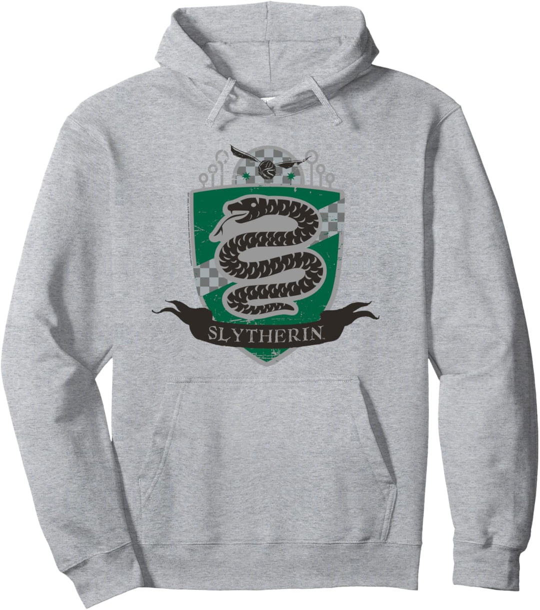Harry Potter Slytherin Quidditch Shield Logo Pullover Hoodie