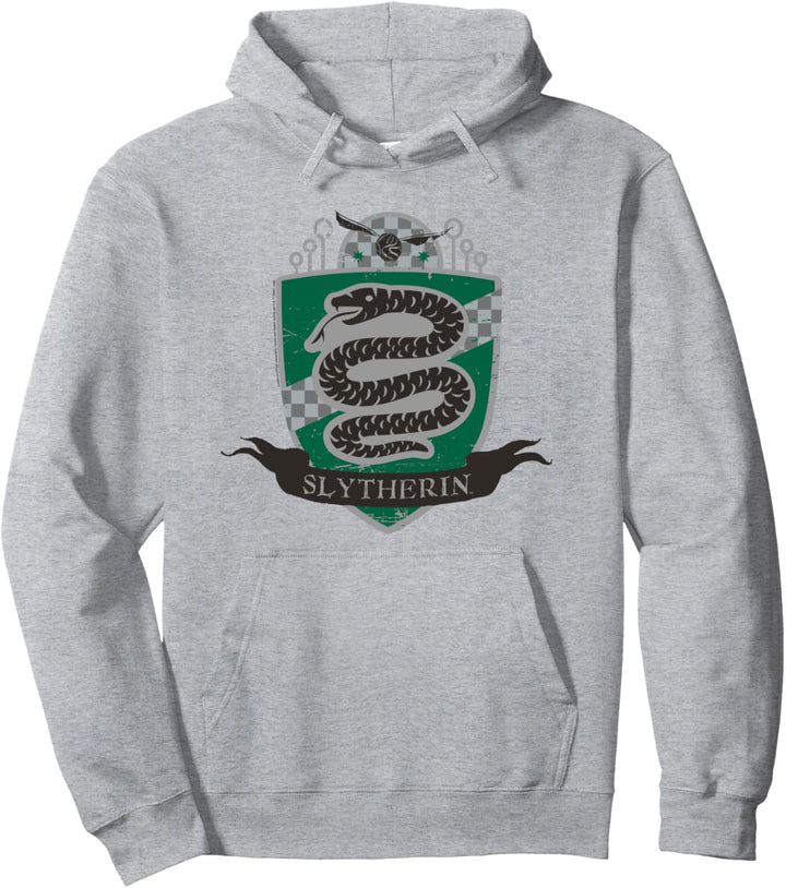 Harry Potter Slytherin Quidditch Shield Logo Pullover Hoodie