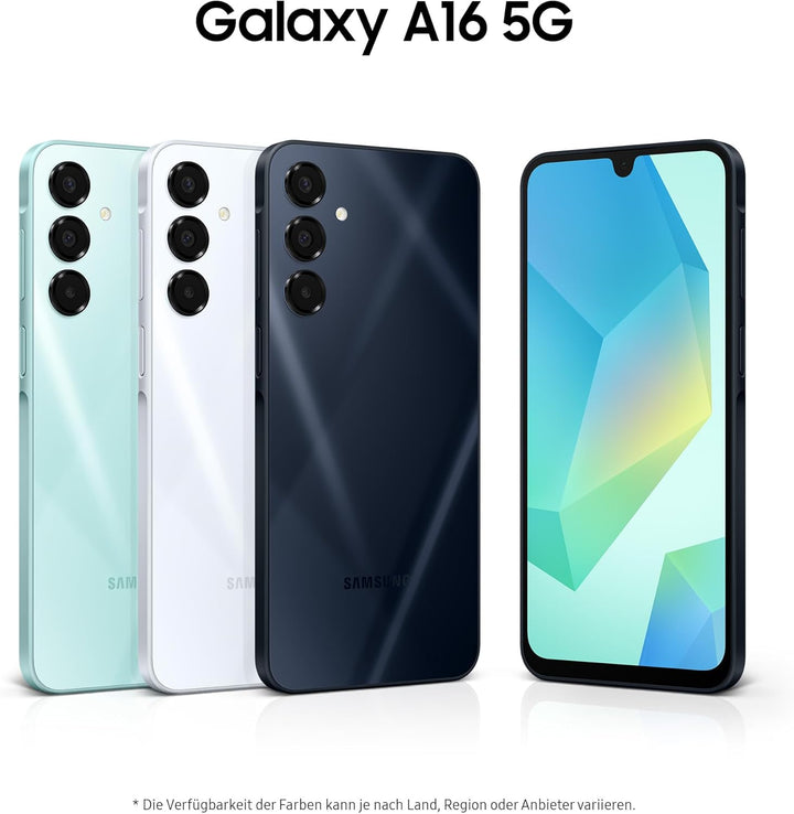 Samsung Galaxy A16 5G Smartphone ohne Vertrag, Handy mit Android, 50-MP-Hauptkamera, 16,91 cm / 6,7"