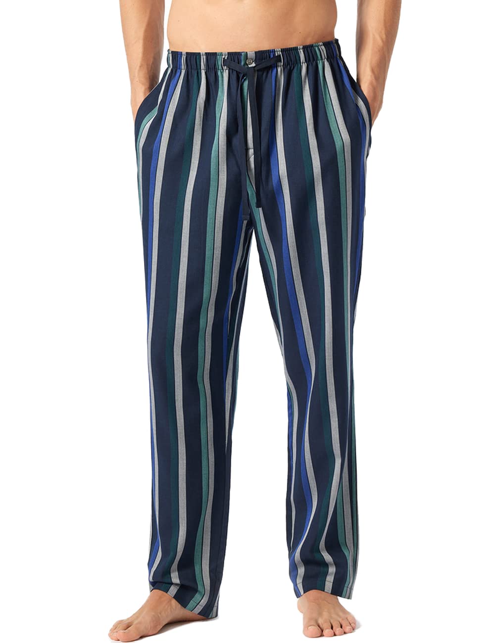 Schiesser Herren Lange Schlafanzughose - 176604 54 Royal, 54 Royal