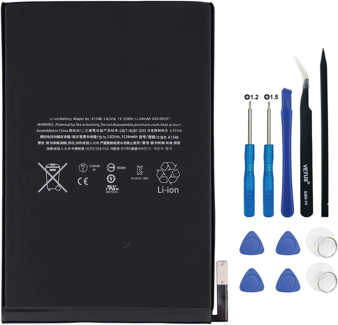 Swark Akku A1546 Compatible with IPad Mini 4 A1538, A1550 Tablet PC Batterie Tabletakku with Tools