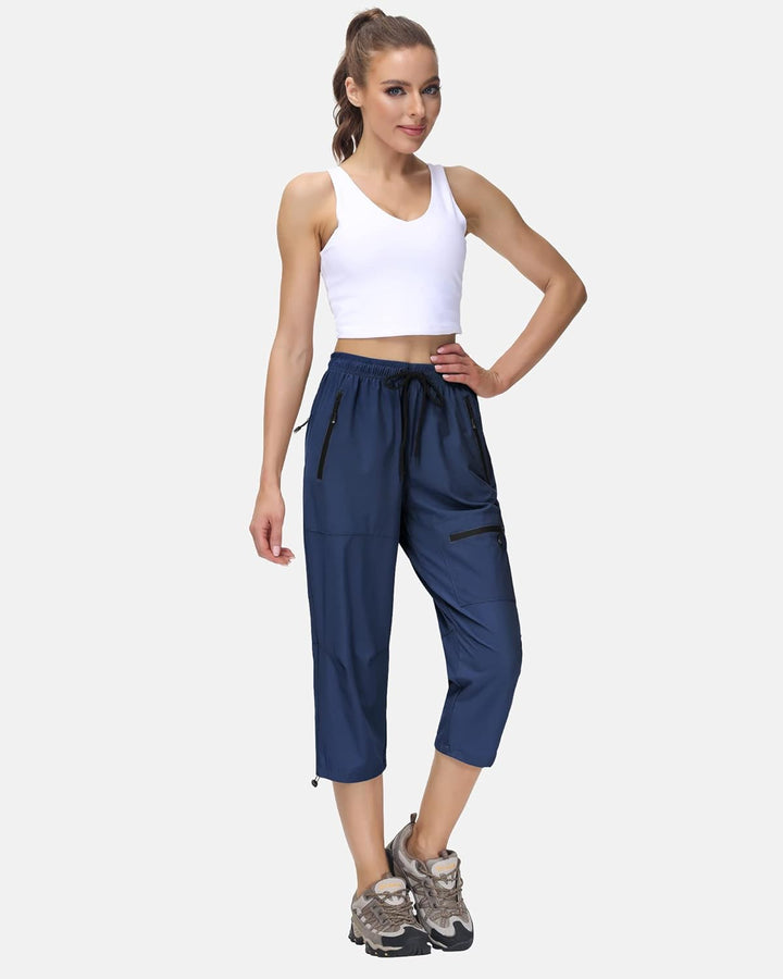 Butrends Wanderhose Damen schnelltrocknend Outdoorhose atmungsaktiv Anti-UV Cargohose Verschleissfes