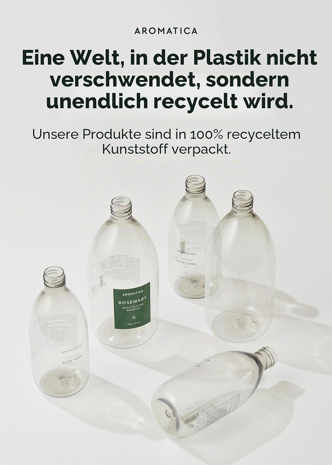 AROMATICA Reinigendes Shampoo mit Teebaum - Sulfatfrei, Vegan mit Salicylsäure | Haarreiniger für ju