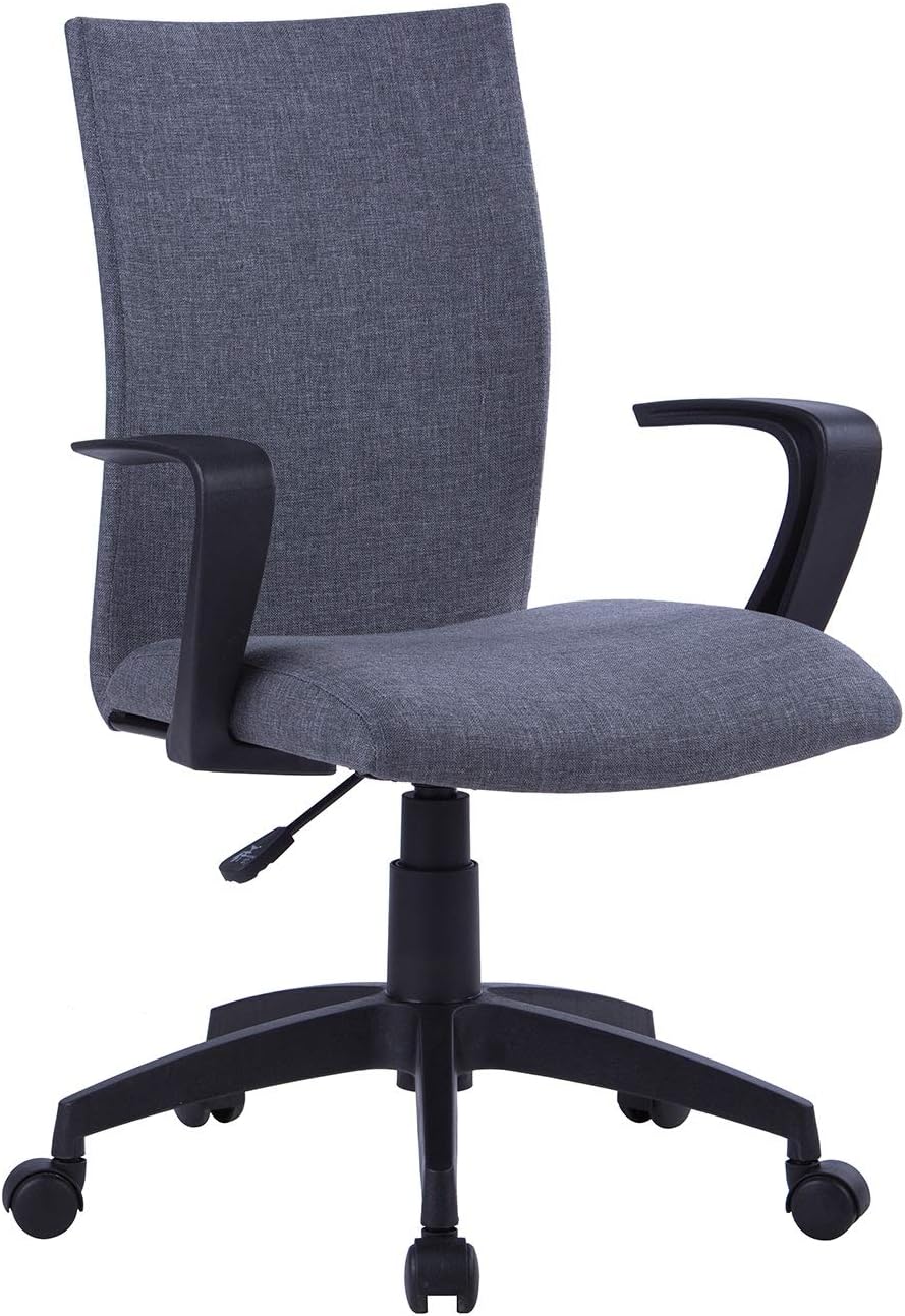 SixBros. Bürostuhl Grau - W-157A/8176, Grau