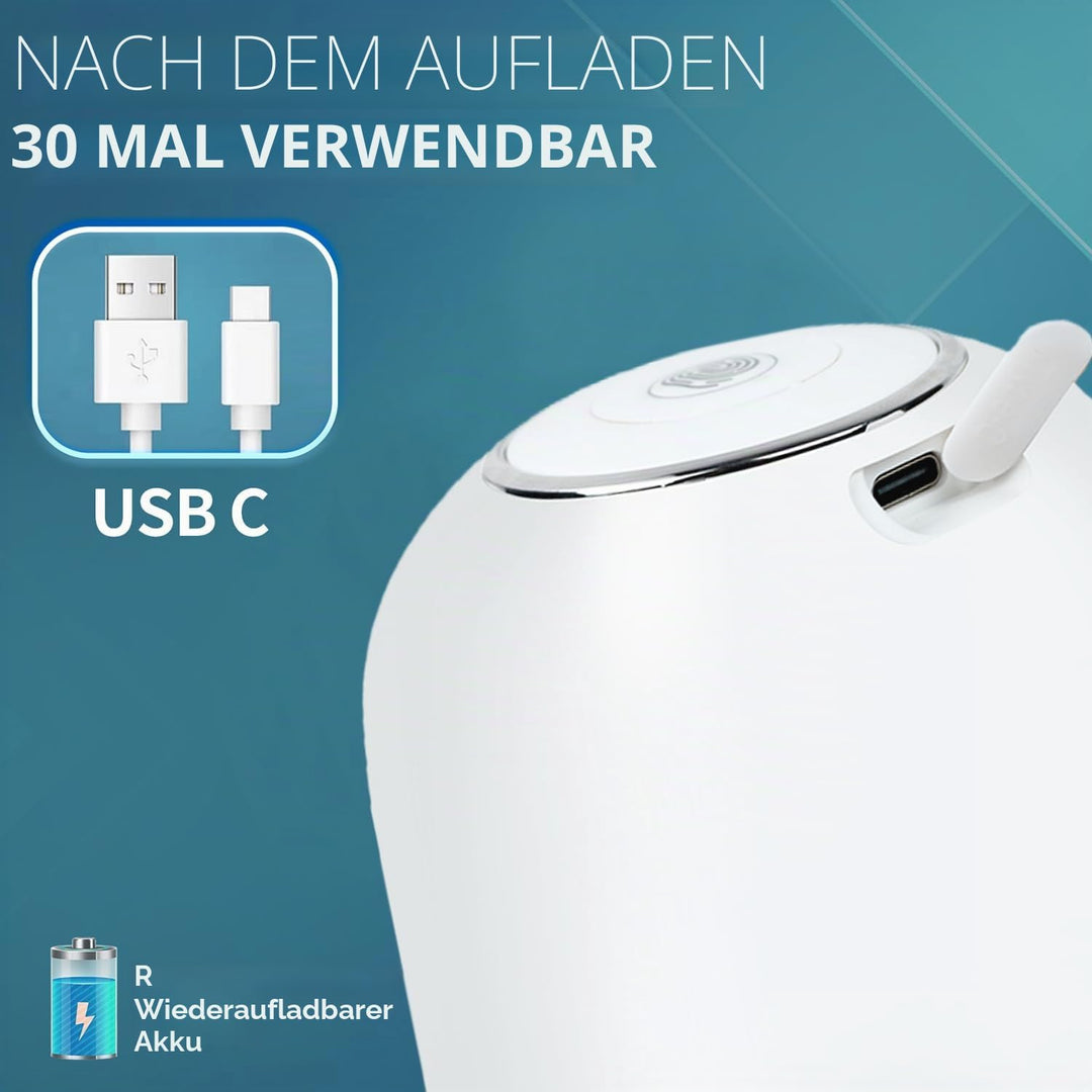 Elektrisch Zerkleinerer Küche Akku wiederaufladbar, 250ML Mini Knoblauchhacker Gemüsezerkleinerer El