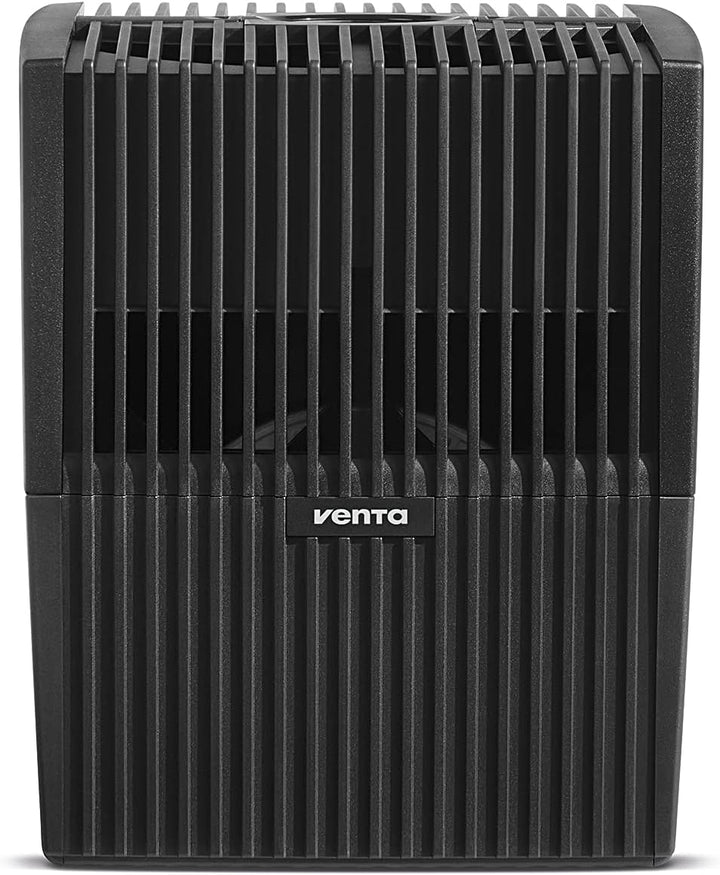 VENTA LW25 Comfort Plus Luftbefeuchter, für Räume bis 45 qm, 8 W, brillant schwarz Brillant Schwarz