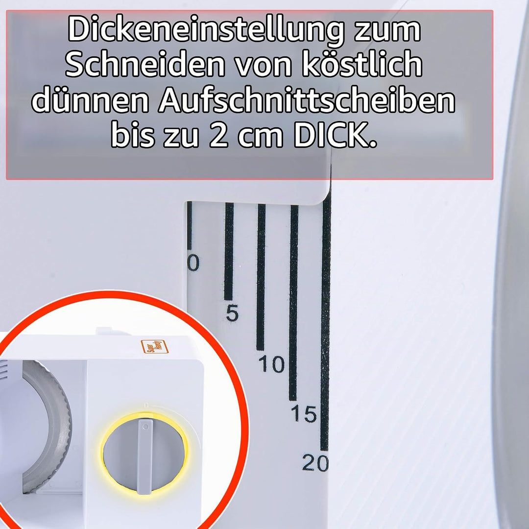 SuperHandy Allesschneider 17cm Zoll-professionell bewegliche &amp; zusammenklappbarer Elektro AC 230 V 5