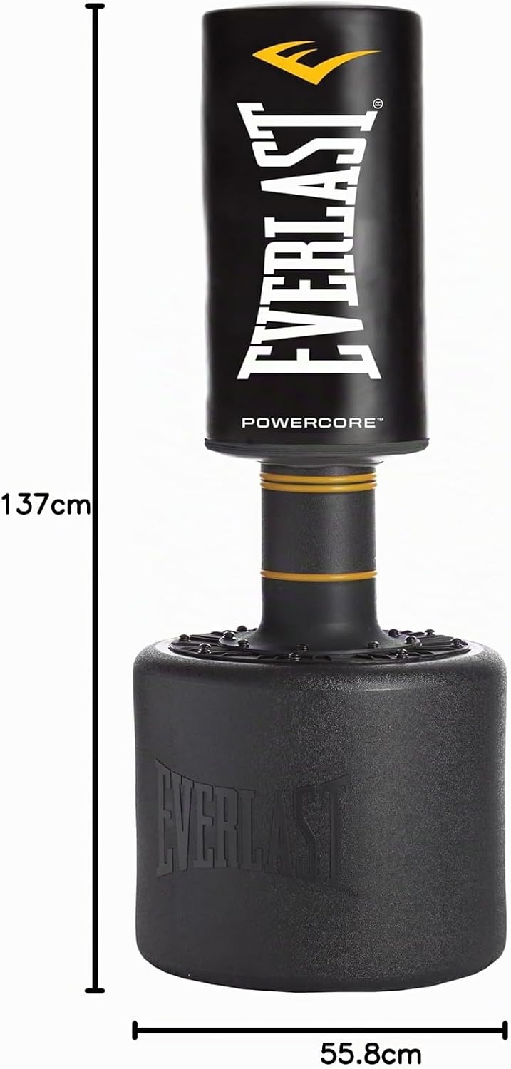 Everlast Unisex Power Core Freestanding Punch Bag Schwarz, Schwarz