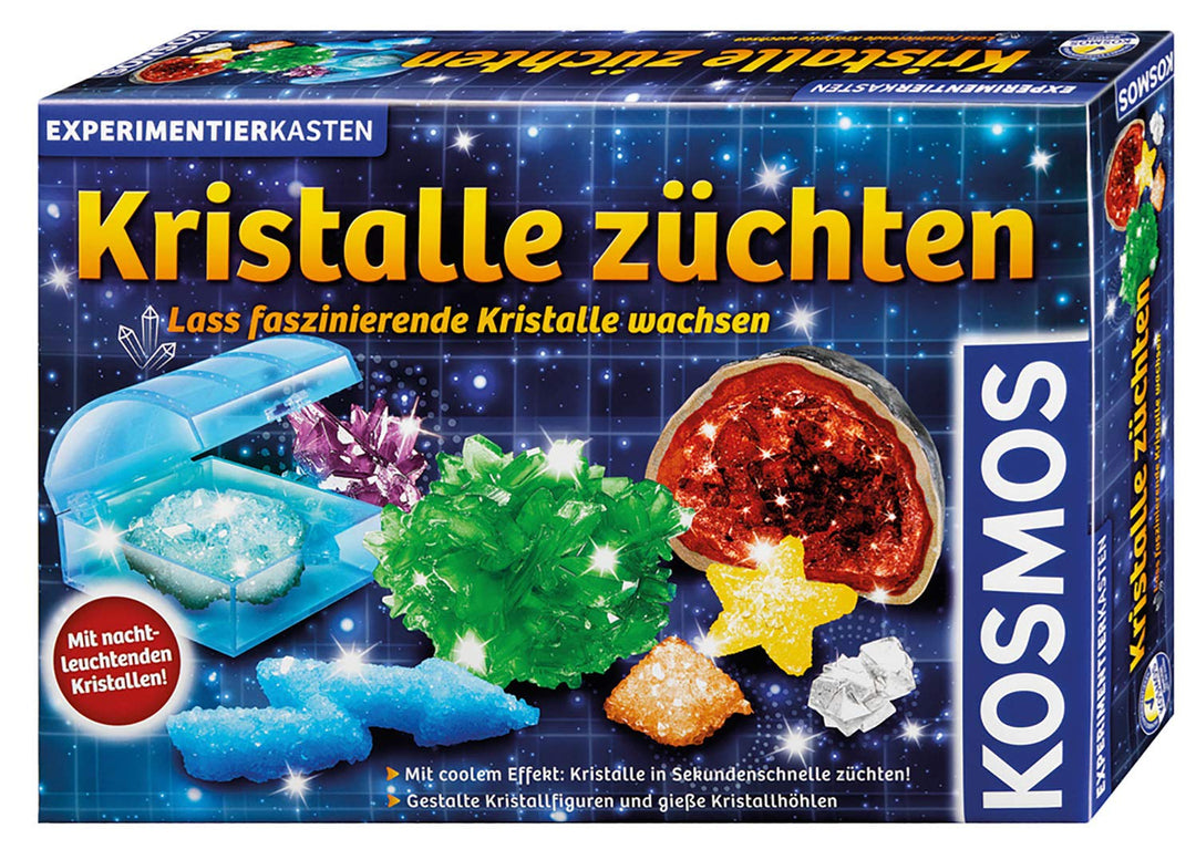 KOSMOS 643522 Kristalle züchten. Lass faszinierende Kristalle wachsen. Komplett-Set, nachtleuchtende