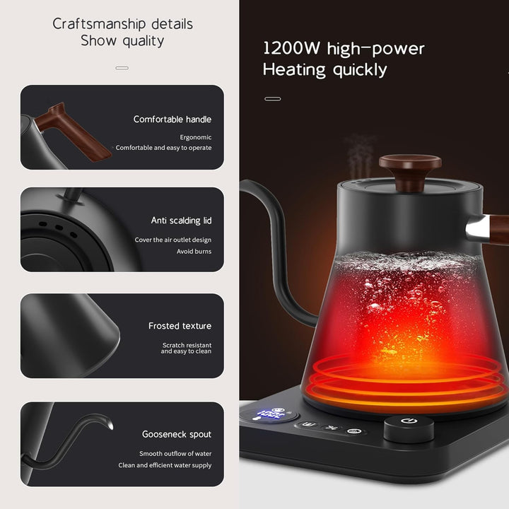 RHD heisswasserspender mit Echtzeit-temperatureinstellung, schwanenhals wasserkocher, kitchen aid wa