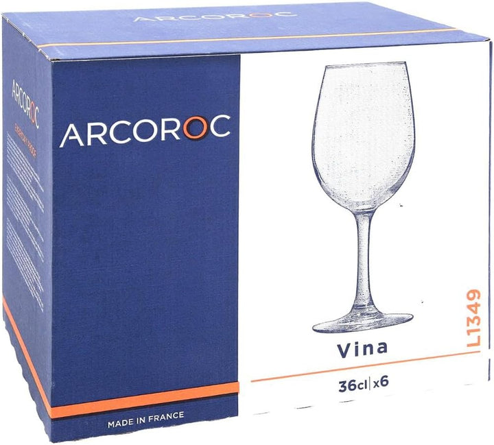 Luminarc Vina 6 Sektflöten, 6 Einheiten