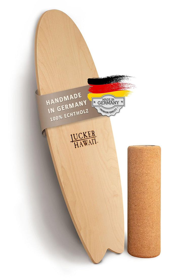 JUCKER HAWAII Balance Board Local Wave // Balanceboard & Indoor Surfboard // Trickboard aus Holz für