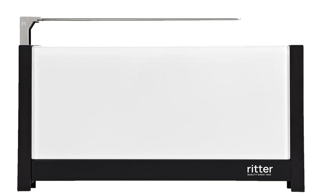 ritter Toaster volcano 5, weiss, Langschlitztoaster mit eleganten Glasfronten, made in Germany Weiss