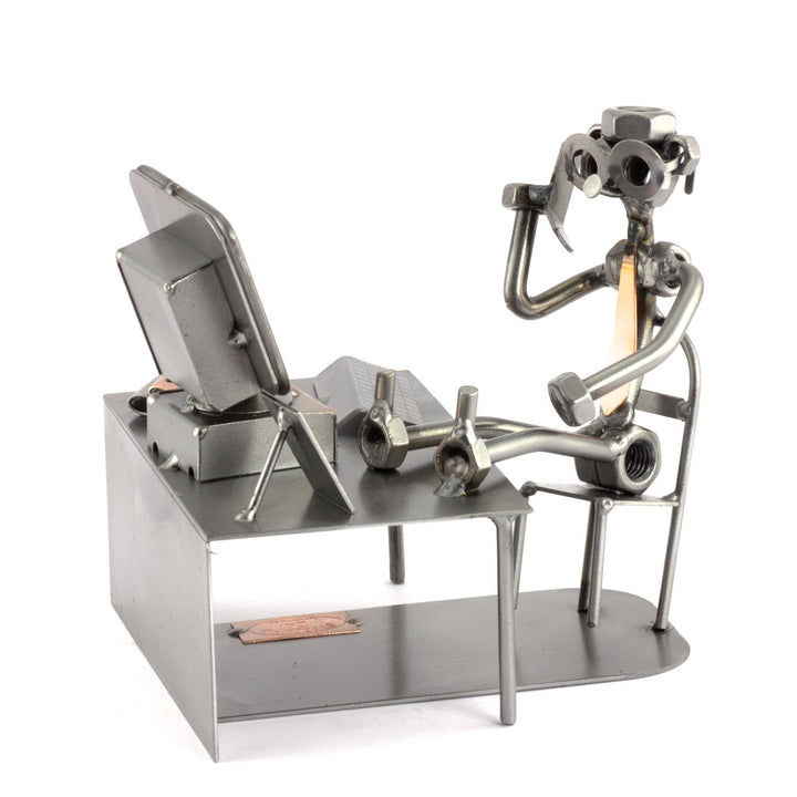 Steelman24 I Schraubenmännchen PC-Pause I Made in Germany I Handarbeit I Geschenkidee I Stahlfigur I