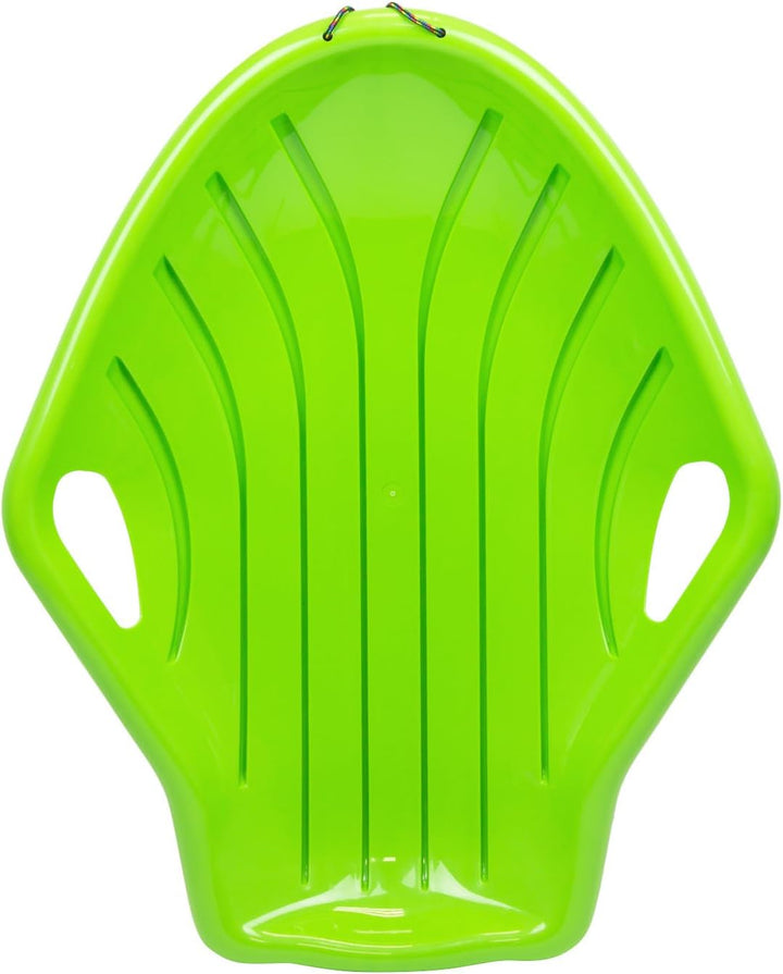 Prosperplast Schnell Snow Glider Schlitten Shell Big M Rutscher Schneerutscher für Kinder Pea, Pea